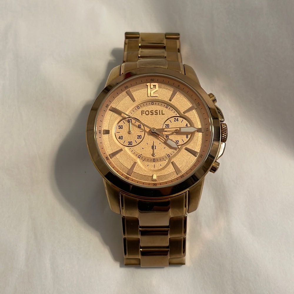 Stella Sport Multifunction Rose Gold-Tone Stainless Steel Watch